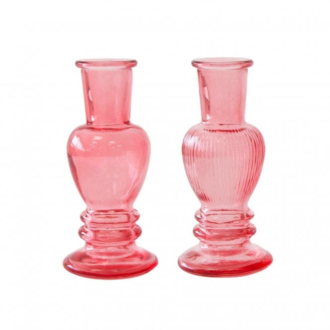 Venice Candle Holders 11cm Set of 2 Pink 29881