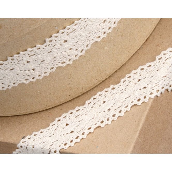 Vintage Lace Ribbon 30mm x 5m Ivory