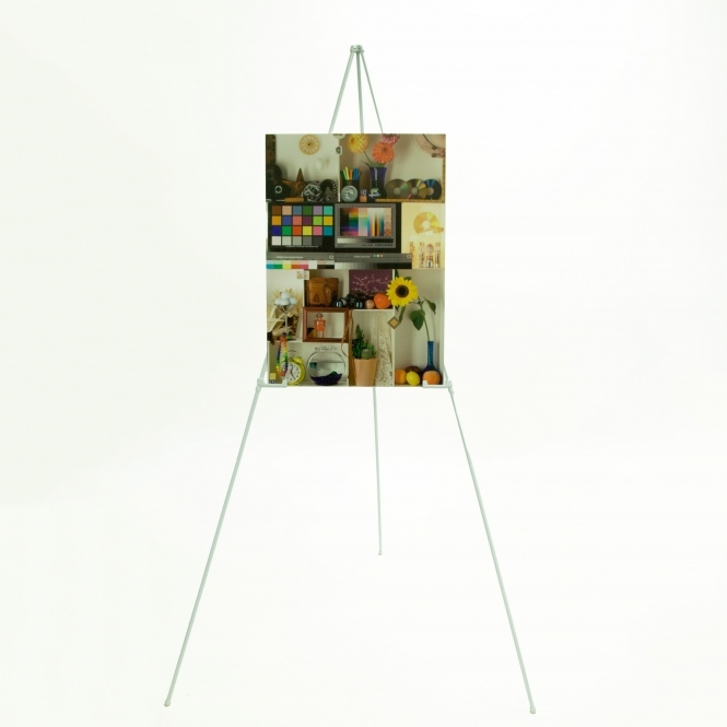 White Signboard Table Plan Easel with Case