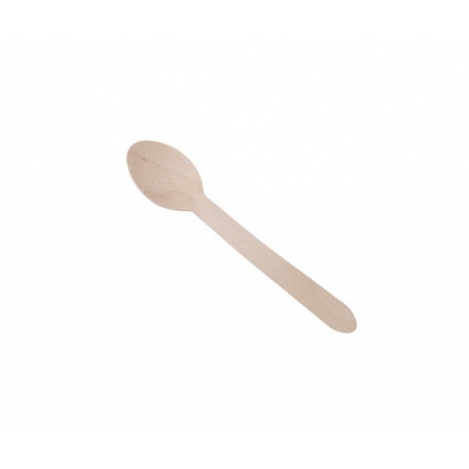Wooden Eco Spoon 140mm AC 06-03 100pck