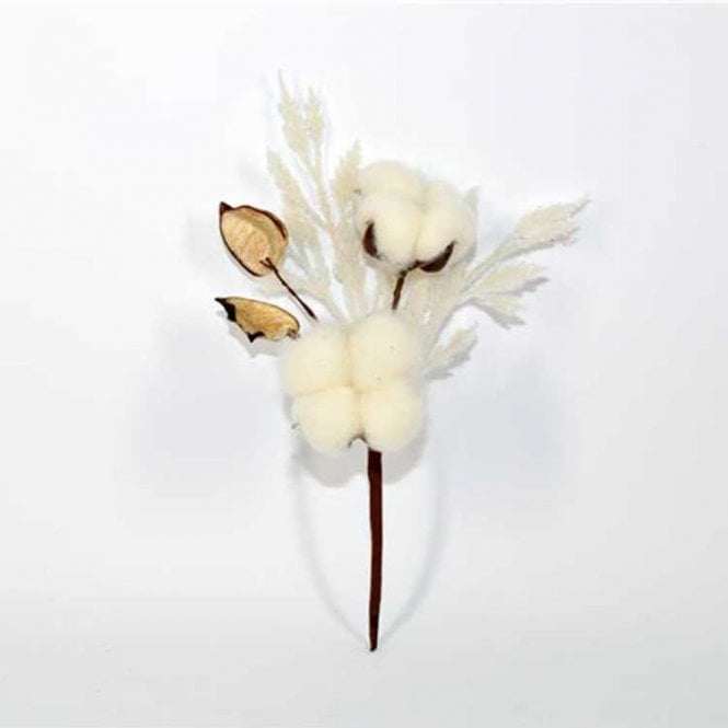 Xmas Cotton Spray Picks Design 3 Pack Of 6