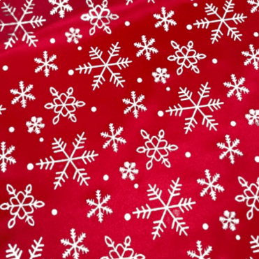 Xmas Roll Satin Xmas Snowflake Design 11