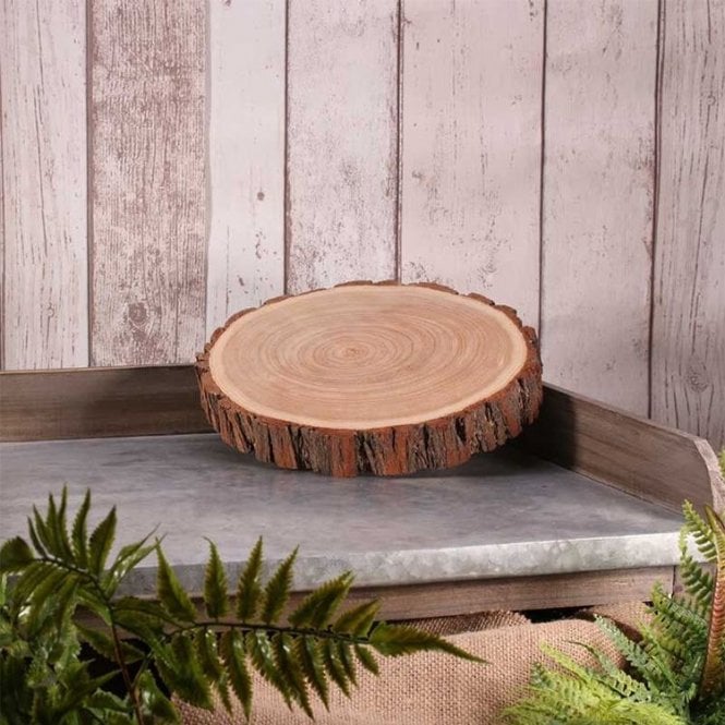 Xmas Wood Slice 24cm